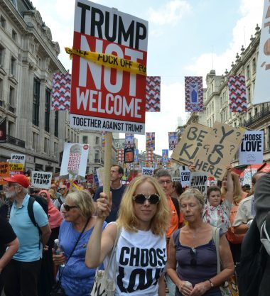Anti Trump Protest March