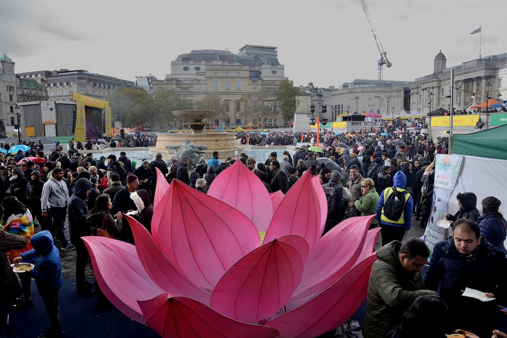 Diwali in Trafalgar square to Celebrating London