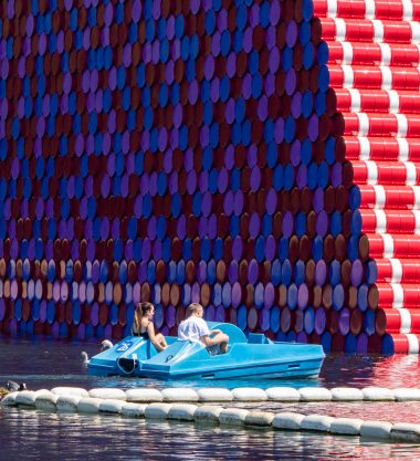 Barrels and the Mastaba by Christo and Jeanne-Claude
